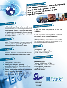 Universidad Icesi-Agencia de Prensa-Curso de Actualización Zonas Francas