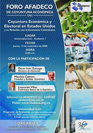 Universidad Icesi-Agencia de Prensa-Foro AFADECO