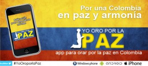 Yo oro por una Colombia en paz y armonía