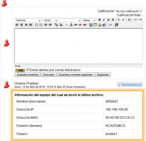 datos adicionales capturados