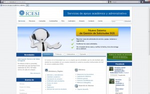 Portal Servicios de Apoyo Académico y Administrativo