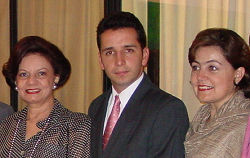 María Thereza Negreiros, Carlos Ramírez y Piedad Gómez Franco