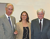 Dr. Lelio Fernández, Dra. Sandra Charris y Dr. José Felix Escobar.