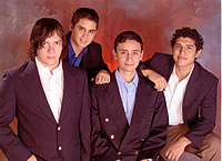 De izquierda a derecha: Juan David Soler, Andrés Felipe Díaz, Juan David Osorio y Carlos Andrés Saavedra.
