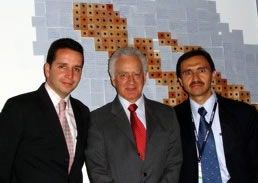 Dr. Carlos Enrique Ramírez, Dr. Héctor Ochoa, Julián Benavides Franco