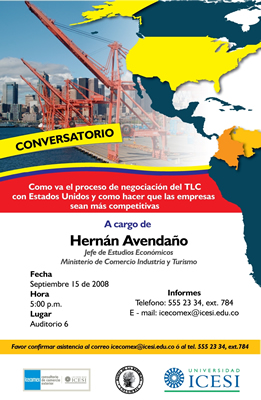 Universidad Icesi-Agencia de Prensa-Conversatorio con Hernán Avendaño, Jefe de Estudios Económicos del Ministerio de Comercio, Industria y Turismo