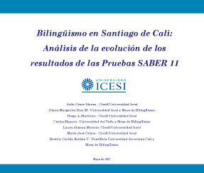Bilingüismo en Santiago de Cali - Análisis de la evolución de los resultados de las pruebas SABER 11 - 2016