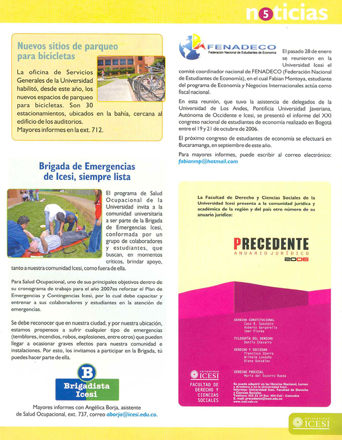 Bolet&iacute;n de Noticias Icesi