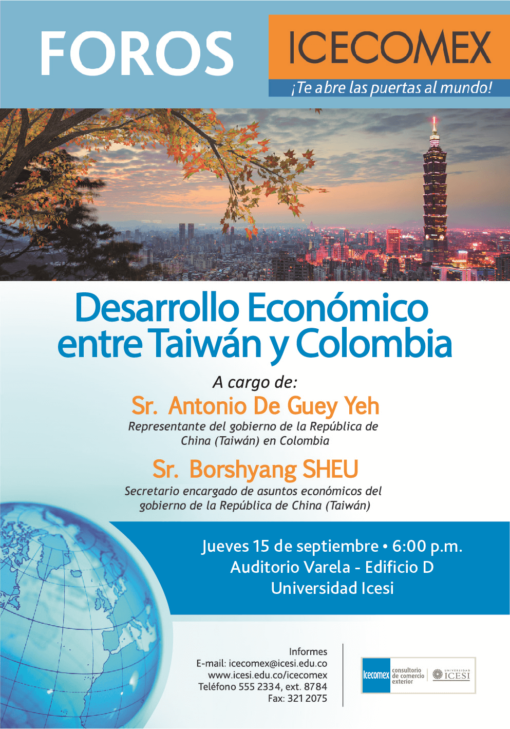 15.09.16 Desarrollo Econmico Entre Taiwn y Colombia