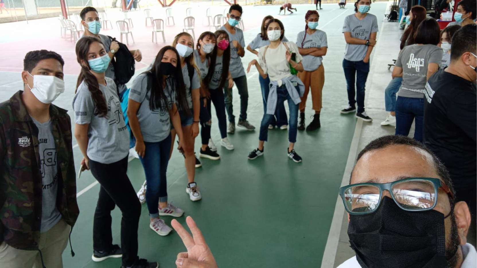 Estudiantes del consejo juntos