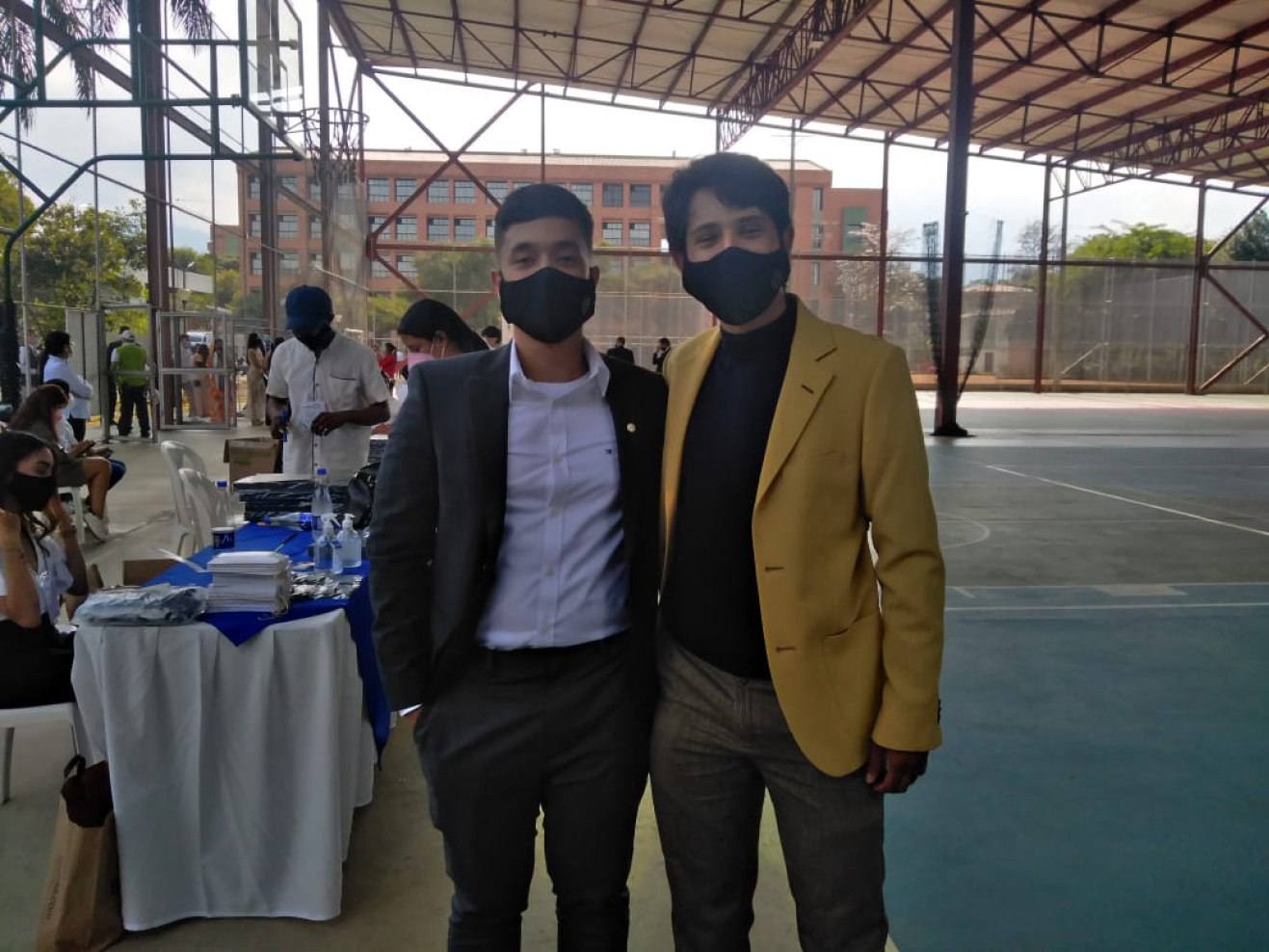 Estudiantes del consejo juntos