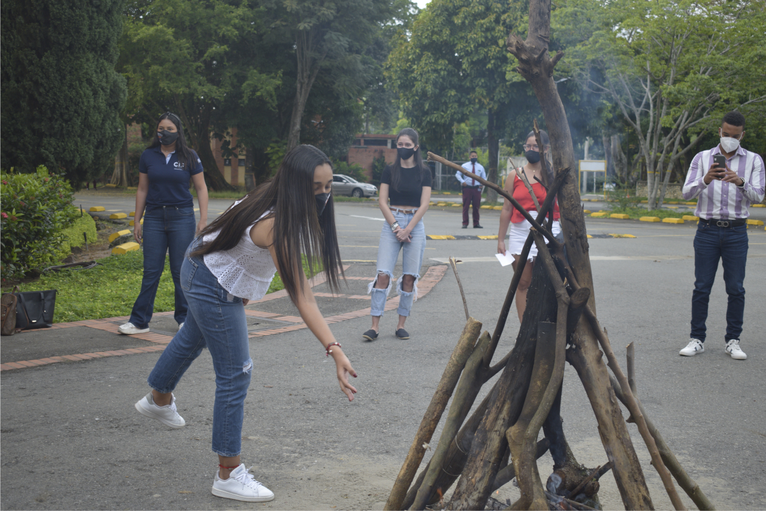 Estudiantes del consejo juntos