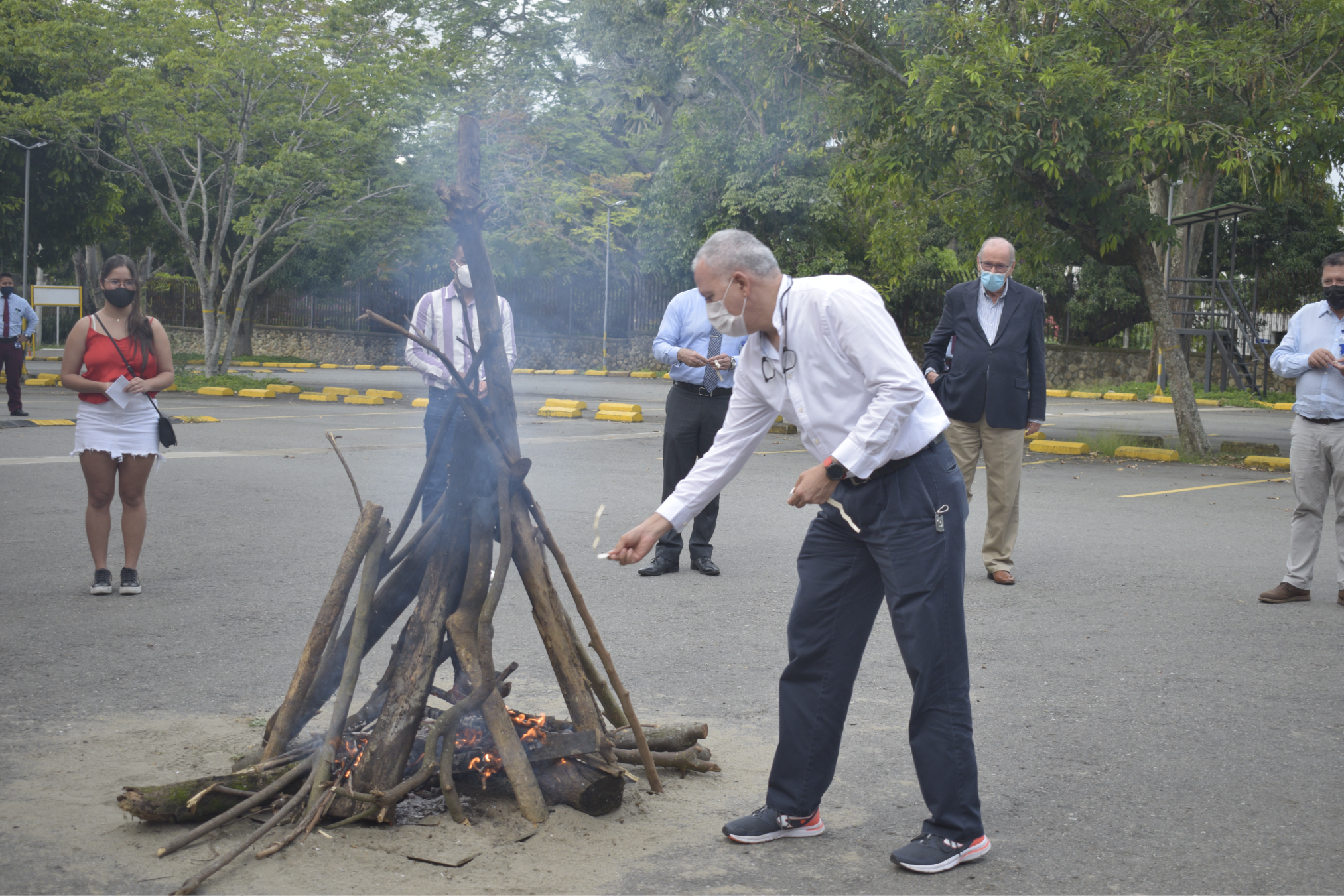 Estudiantes del consejo juntos