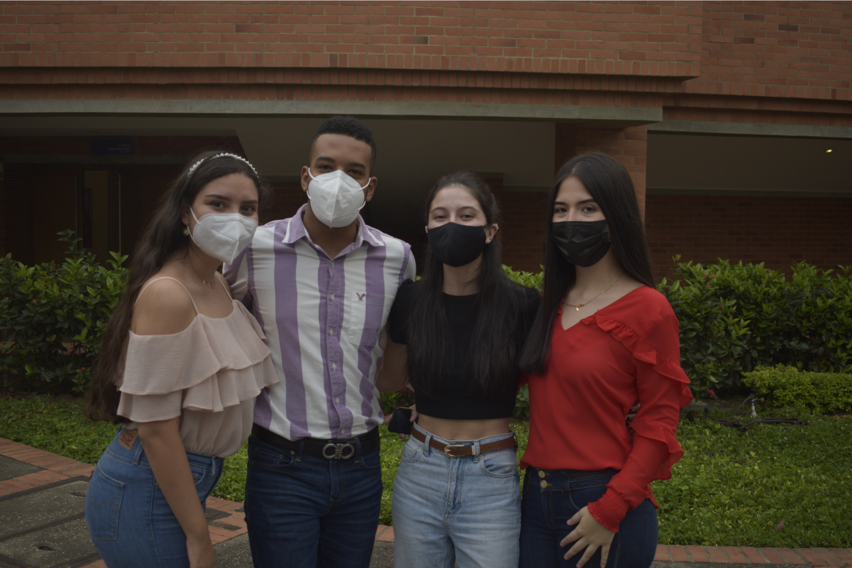 Estudiantes del consejo juntos