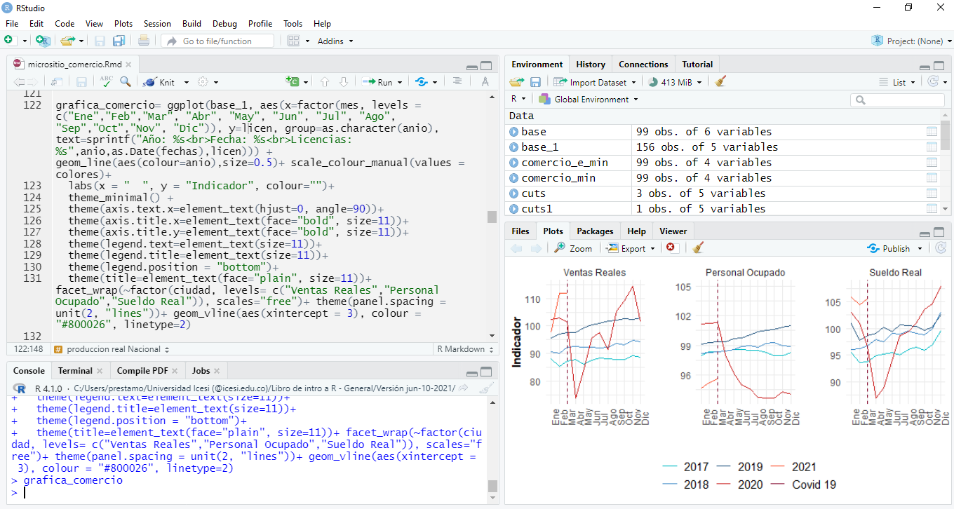3 Interfaces de R y RStudio Empezando a usaR Una guía paso a paso
