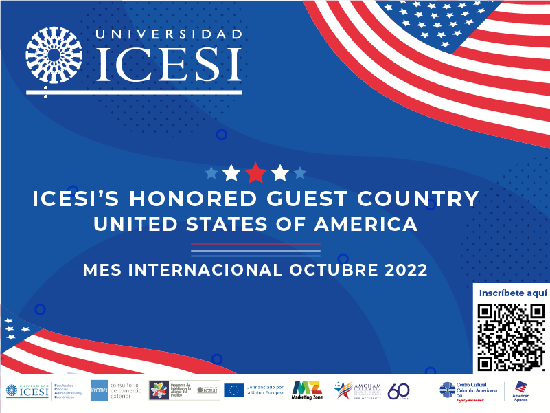 Icesi's Honored Guest Country United States of America - Mes internacional