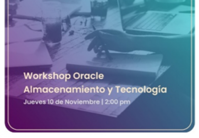Workshop Oracle: Almacenamiento y Tecnología
