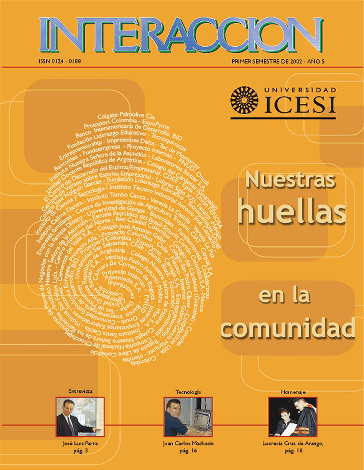 Portada de la Revista Interacción. Edición 9