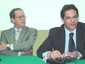 Dr. Francisco Piedrahita, Rector de la Universidad Icesi, en compañia del Senador Germán Vargas
