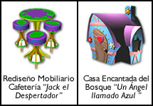 Diseños para la esenografía de dos programas del canal RCN