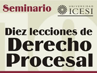 Seminario: “Diez Lecciones de Derecho Procesal”