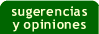 Sugerencias y opiniones
