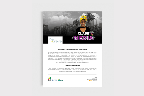 Datos en breve 01 - Crecimiento y Consumo de la clase media en Cali