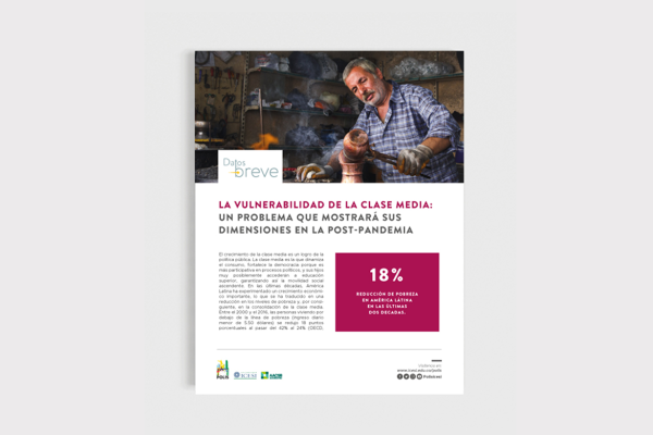 Datos en breve 16 - La vulnerabilidad de la clase media: un problema que mostrará sus dimensiones en la post-pandemia