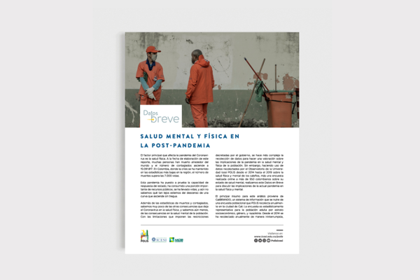 Datos en breve 20 - Salud mental y física en la post-pandemia