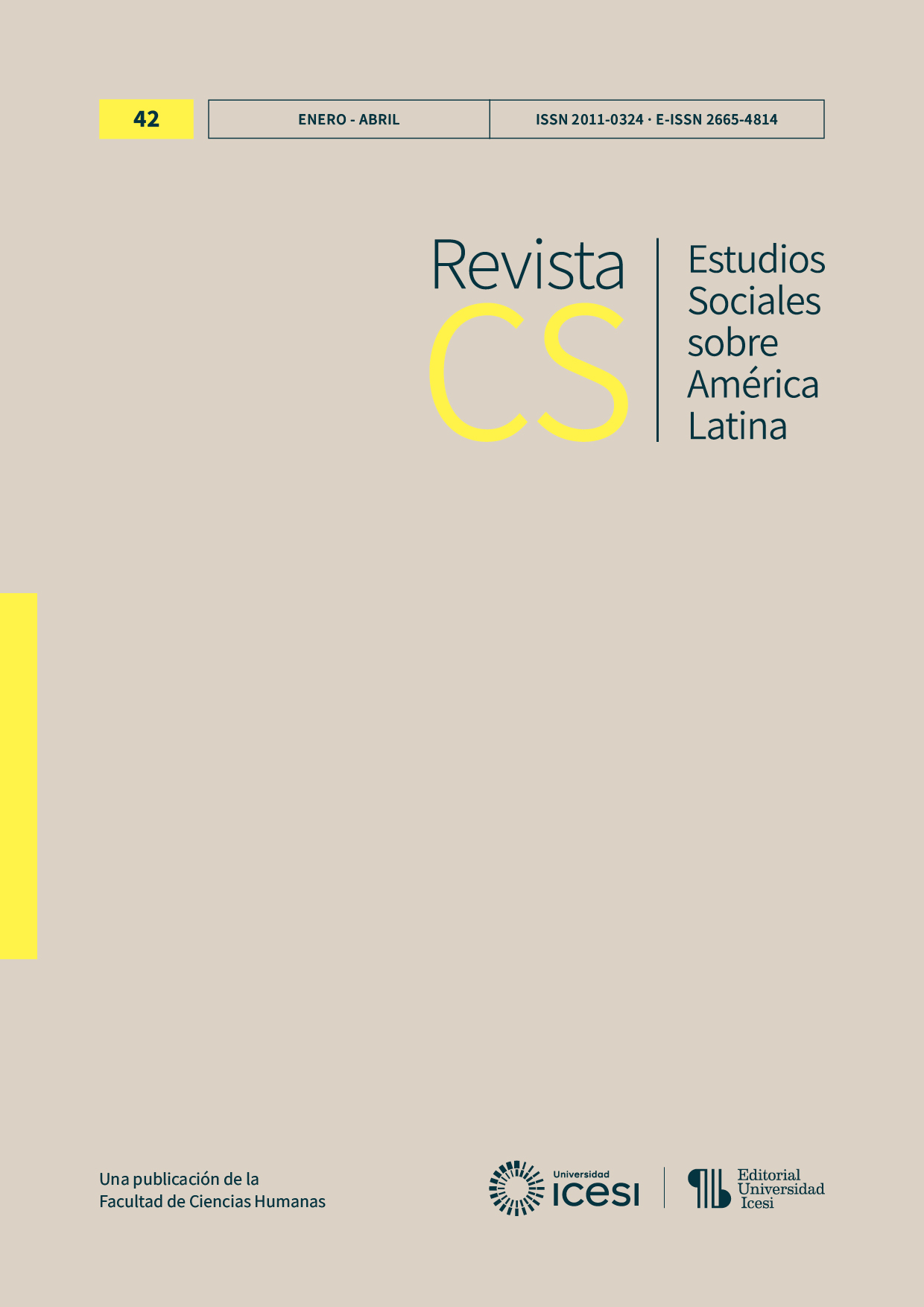 					Ver Núm. 42 (2024): No. 42, Enero-Abril (2024): Tema libre 
				