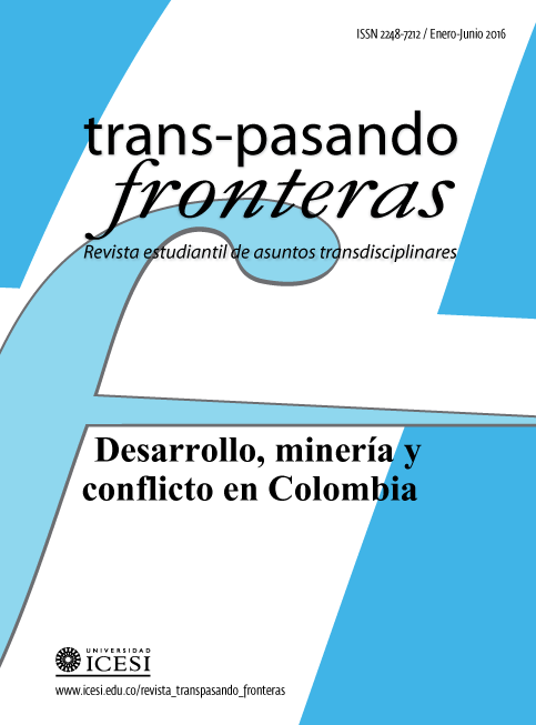 					Ver Núm. 9 (2016): Desarrollo, minería y conflicto en Colombia
				