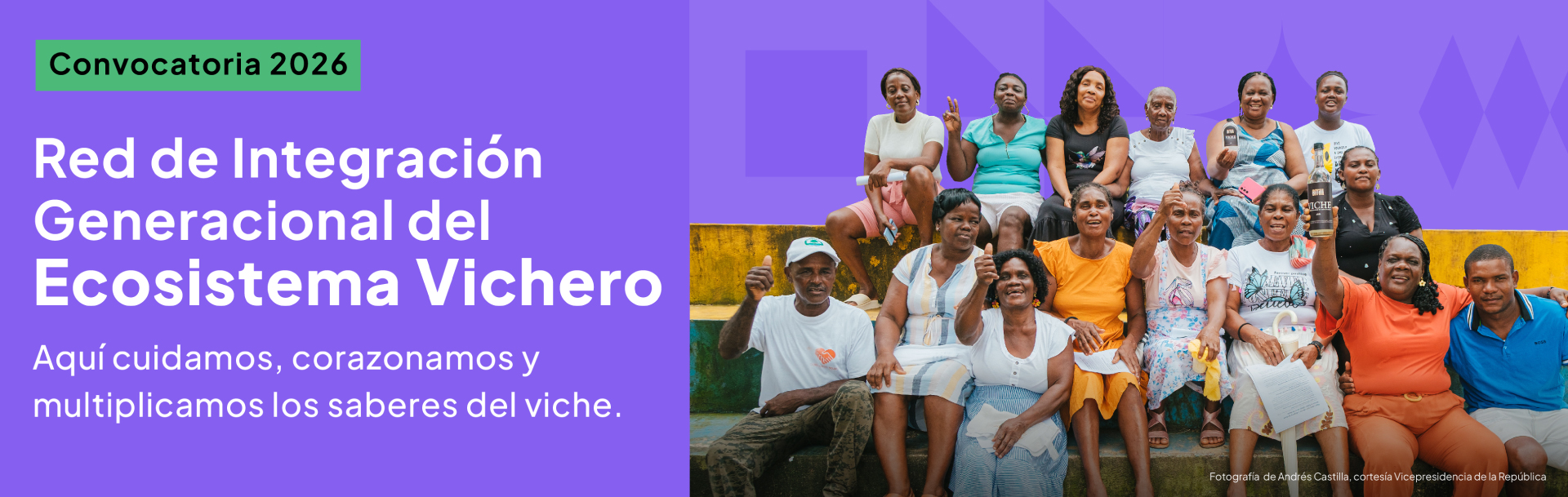 Imagen de fondo Red de Integración Generacional del Ecosistema Vichero: una juntanza para corazonar y multiplicar los saberes del viche