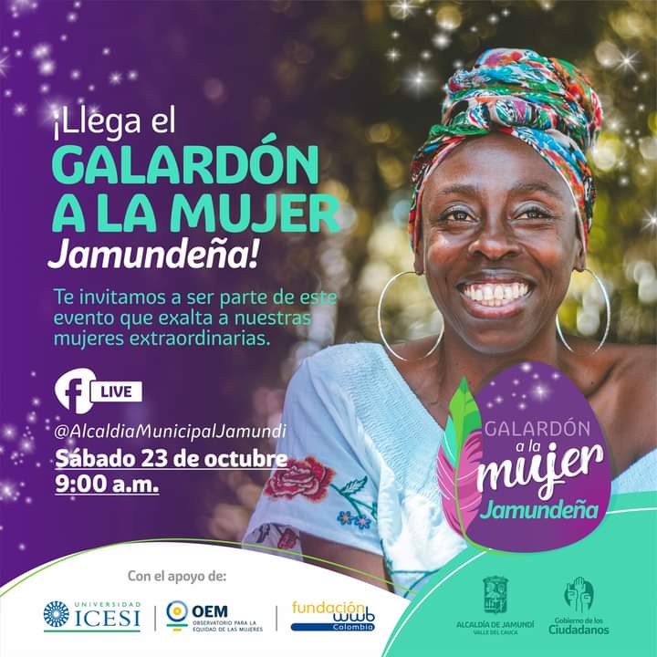 Imagen de fondo ¡Llega el GALARDÓN A LA MUJER Jamundeña!